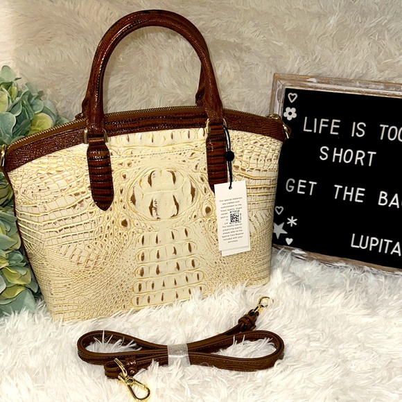 Brahmin medium duxbury ivory iguana Gala - Picture 4 of 11